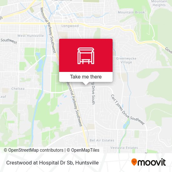 Mapa de Crestwood at Hospital Dr Sb