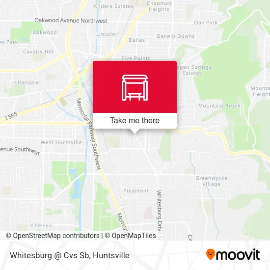 Mapa de Whitesburg @ Cvs Sb