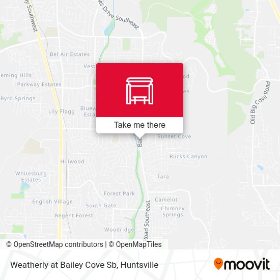 Weatherly at Bailey Cove Sb map