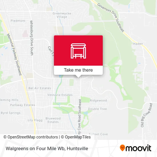 Mapa de Walgreens on Four Mile Wb