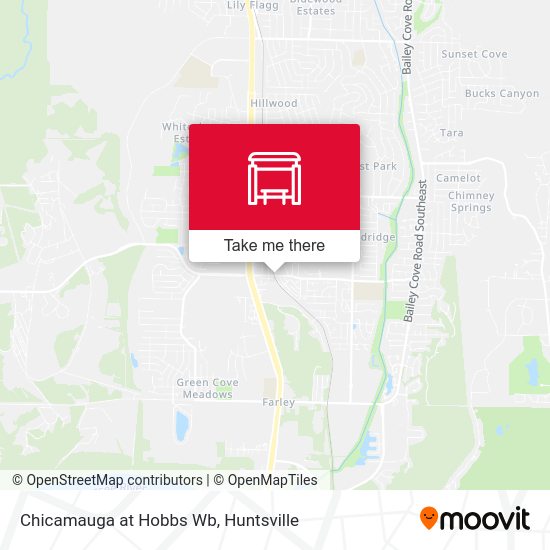 Chicamauga at Hobbs Wb map