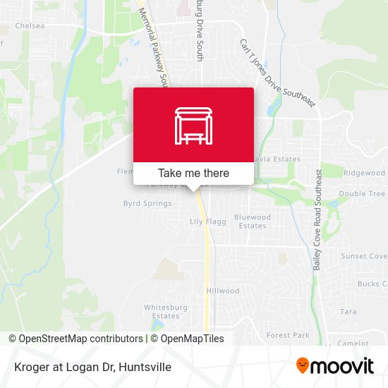 Kroger at Logan Dr map
