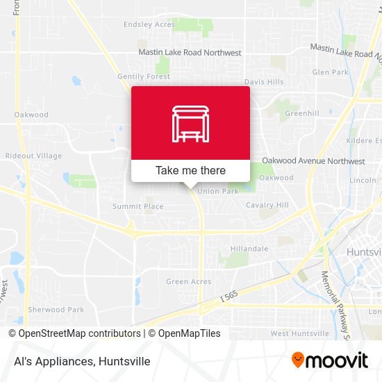 Al's Appliances map