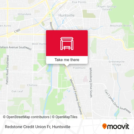 Redstone Credit Union Fr map