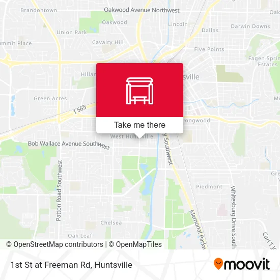 Mapa de 1st St at Freeman Rd