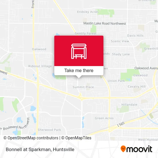 Mapa de Bonnell at Sparkman