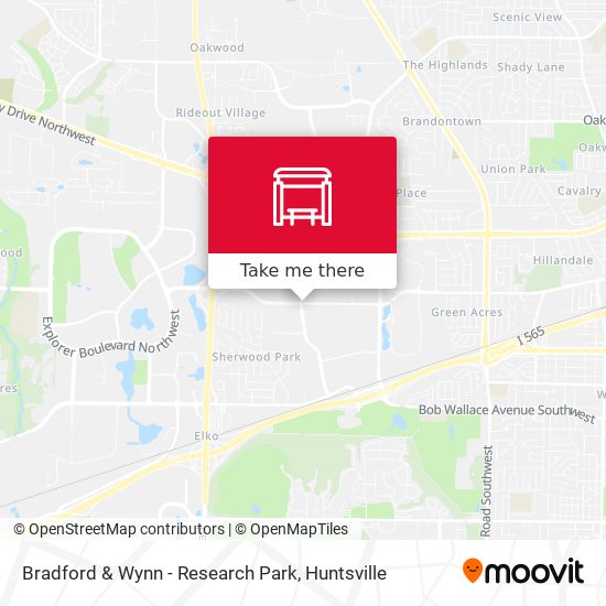 Bradford & Wynn - Research Park map