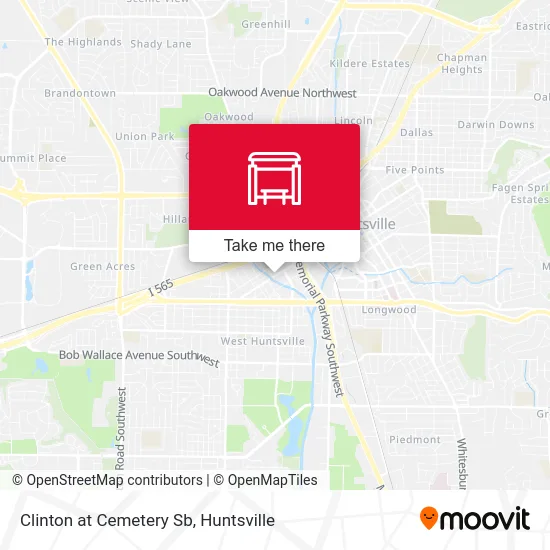 Mapa de Clinton at Cemetery Sb