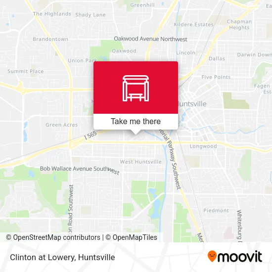 Mapa de Clinton at Lowery