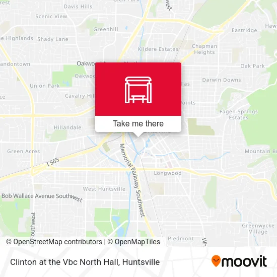 Mapa de Clinton at the Vbc North Hall