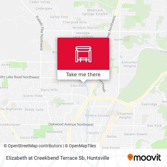 Elizabeth at Creekbend Terrace Sb map