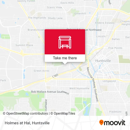 Holmes at Hal map