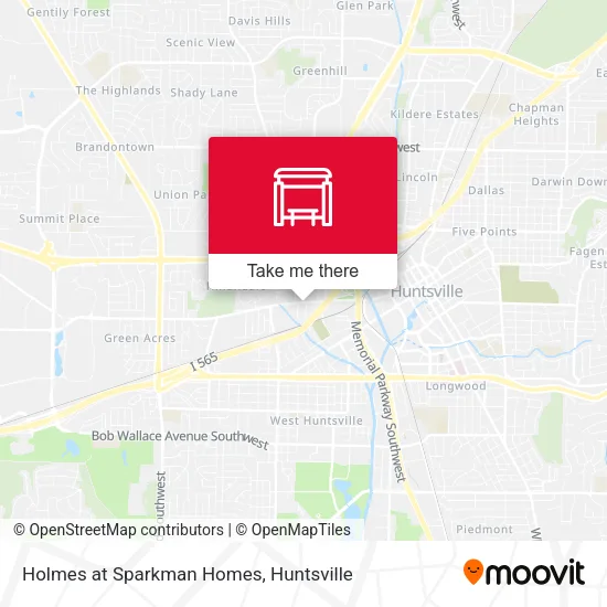 Mapa de Holmes at Sparkman Homes