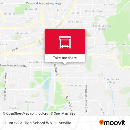 Mapa de Huntsville High School Wb