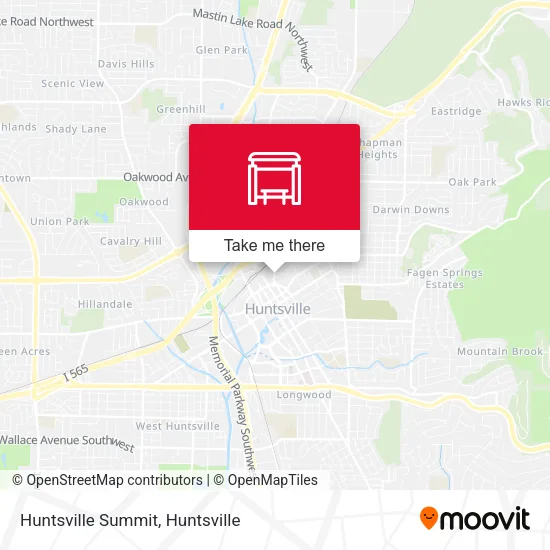 Mapa de Huntsville Summit