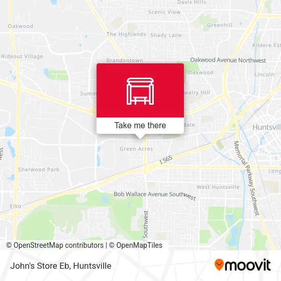 Mapa de John's Store Eb