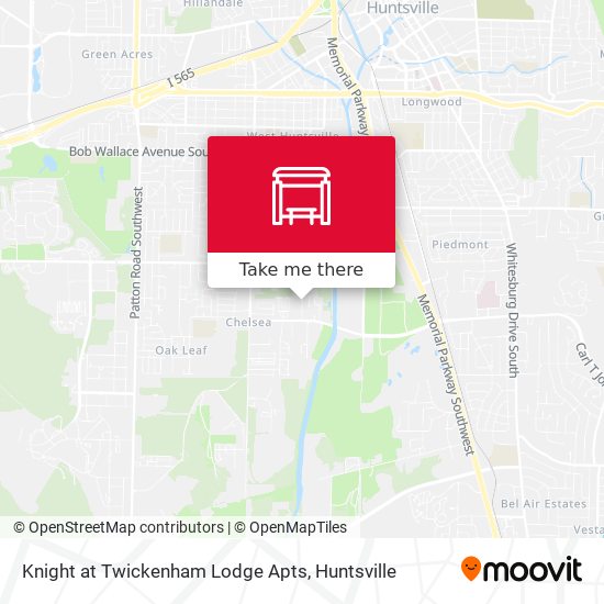 Mapa de Knight at Twickenham Lodge Apts