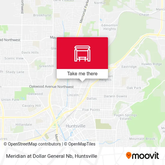 Meridian at Dollar General Nb map