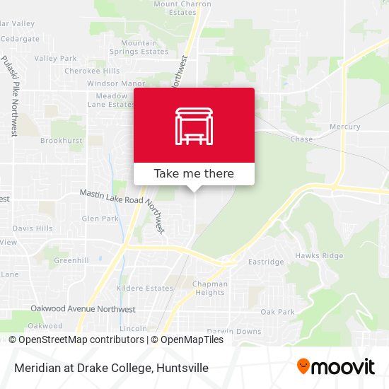 Meridian at Drake College map