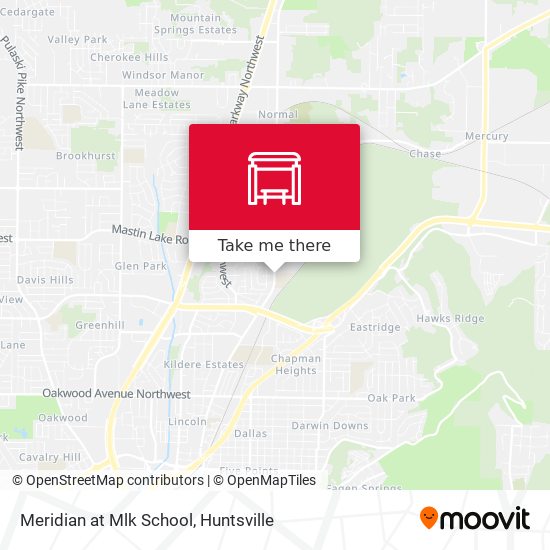 Meridian at Mlk School map