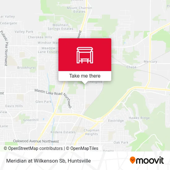 Mapa de Meridian at Wilkenson Sb