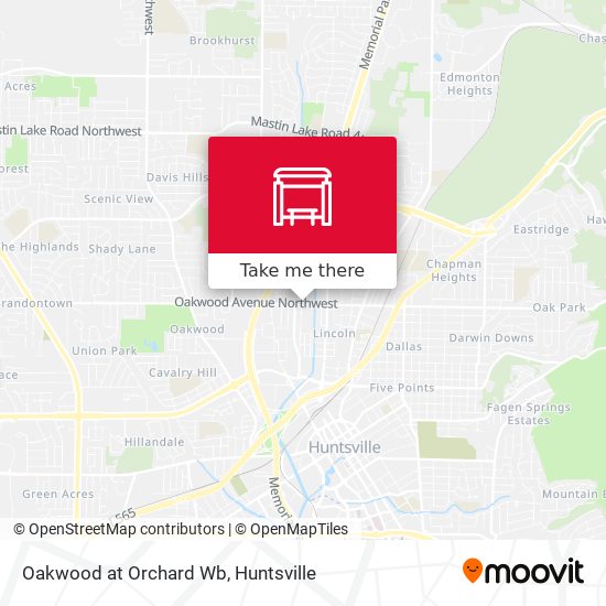 Oakwood at Orchard Wb map