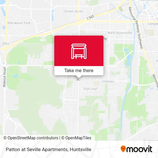 Mapa de Patton at Seville Apartments