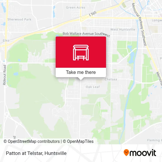 Patton at Telstar map