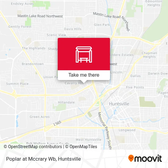 Mapa de Poplar at Mccrary Wb