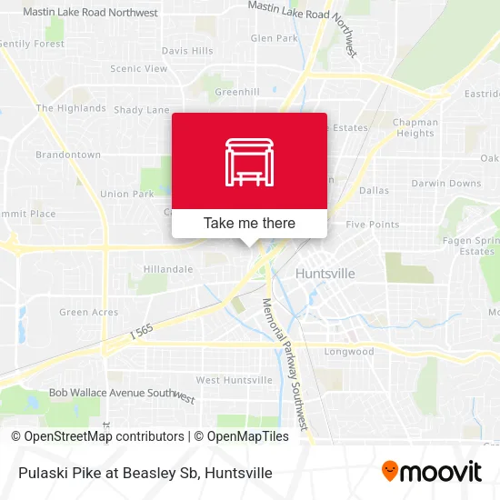Mapa de Pulaski Pike at Beasley Sb
