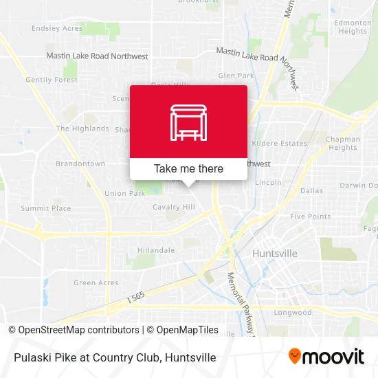 Mapa de Pulaski Pike at Country Club