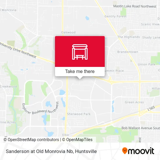 Mapa de Sanderson at Old Monrovia Nb