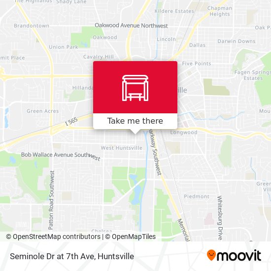 Seminole Dr at 7th Ave map