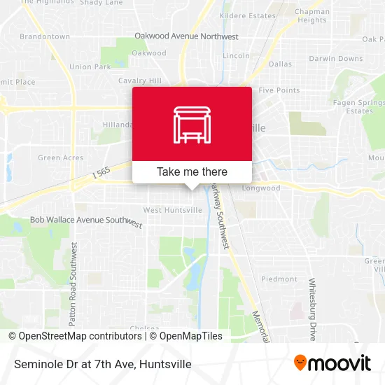 Mapa de Seminole Dr at 7th Ave