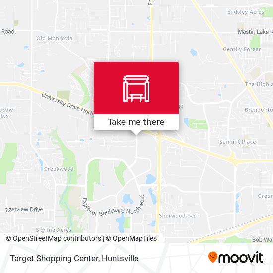 Target Shopping Center map