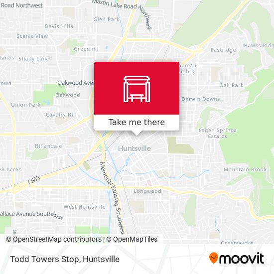 Todd Towers Stop map