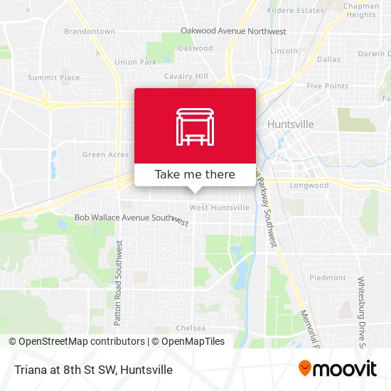 Mapa de Triana at 8th St SW
