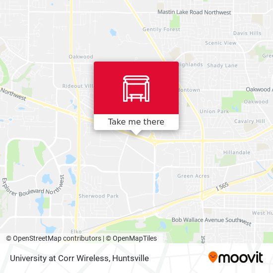 University at Corr Wireless map