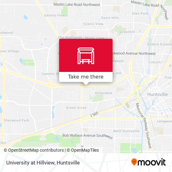 University at Hillview map