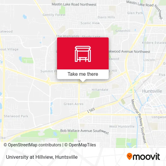 Mapa de University at Hillview