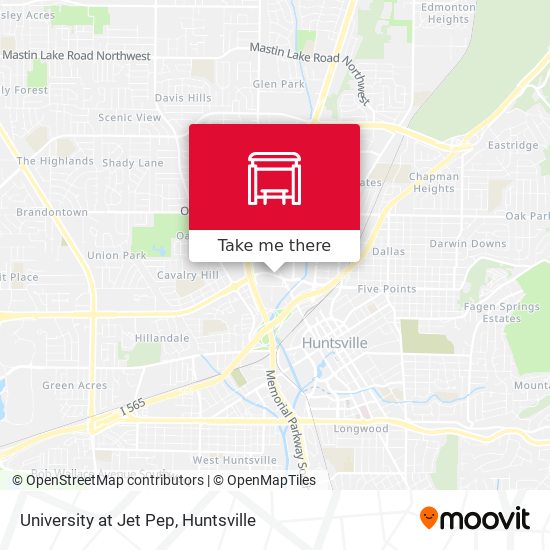 Mapa de University at Jet Pep
