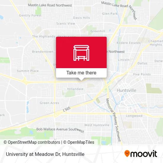 Mapa de University at Meadow Dr