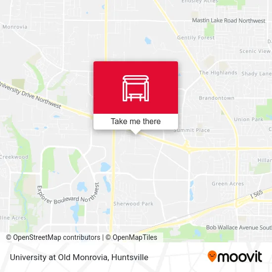 Mapa de University at Old Monrovia
