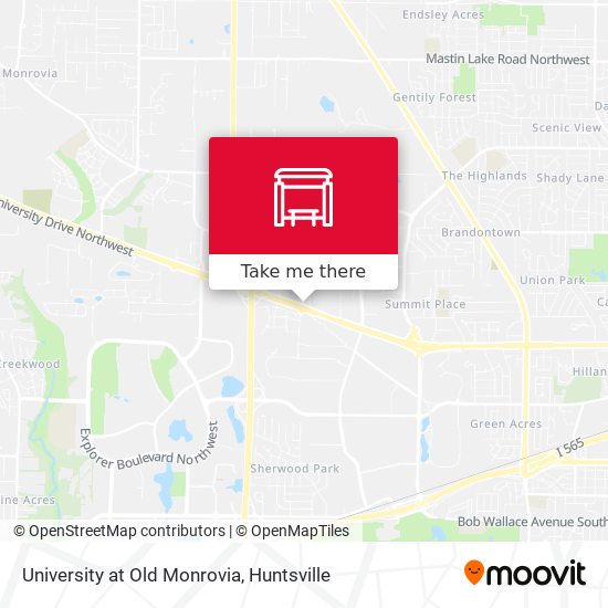 University at Old Monrovia map
