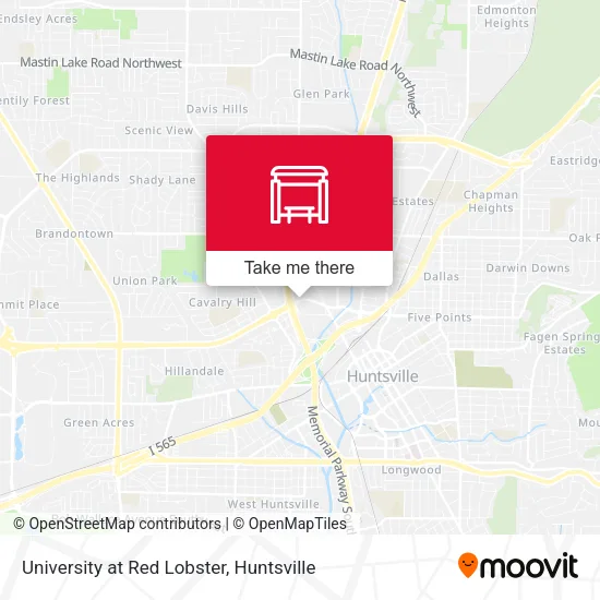 Mapa de University at Red Lobster