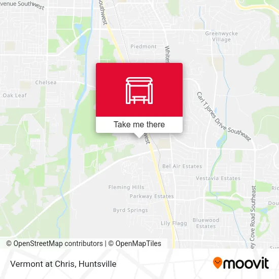 Mapa de Vermont at Chris
