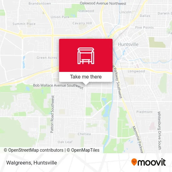 Mapa de Walgreens