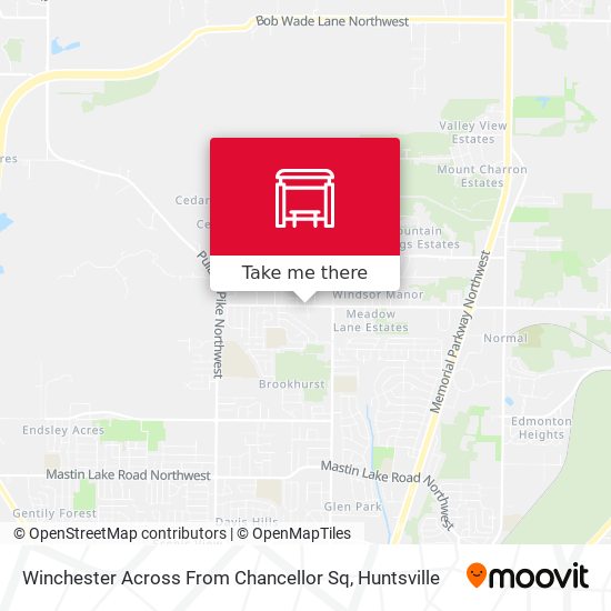 Winchester Across From Chancellor Sq map
