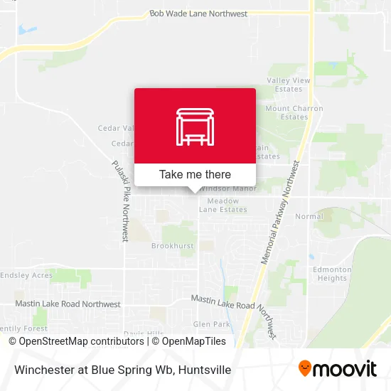 Mapa de Winchester at Blue Spring Wb