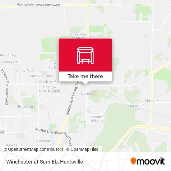 Winchester at Sam Eb map